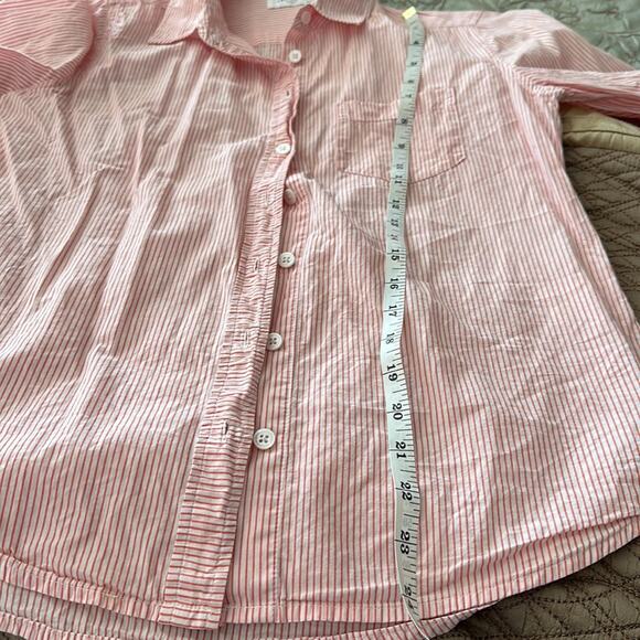 Equipment | Red and White Striped Button Down Size XS - Picture 10 of 10